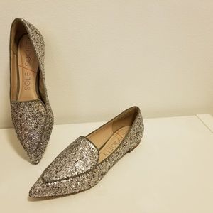 Sole Society Glittery Flats